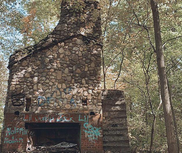 Can Anyone Explain This Creepy Chimney Found In The Woods of Mattawan?