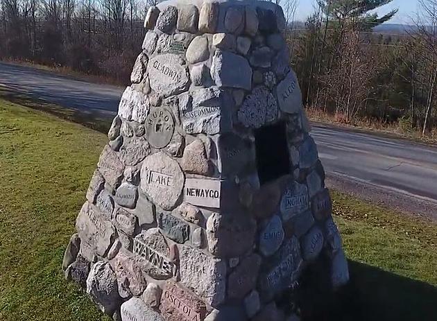 This Stone Pyramid Has Every Michigan County Engraved On It