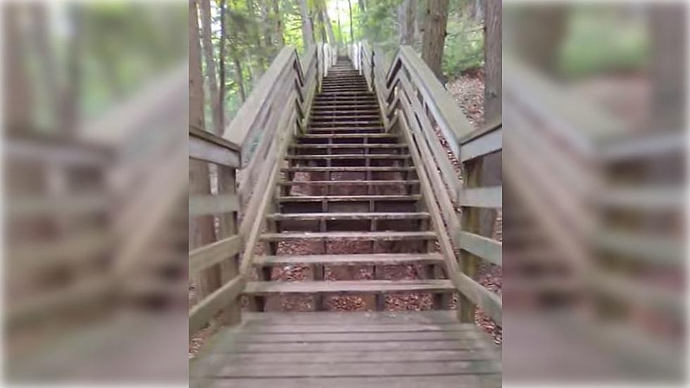This 300 Stair Challenge In Iargo Springs In Oscoda Michigan Is A Workout