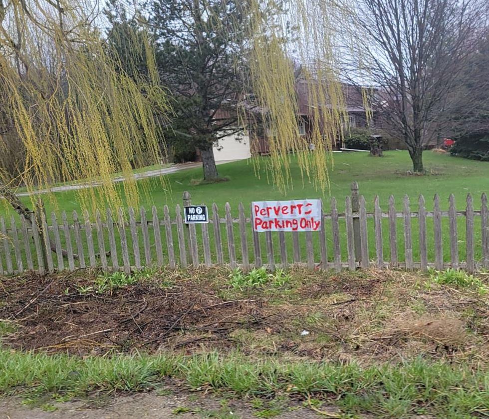 Allegan Resident Gets Attention with &#8216;Perverts Parking Only&#8217; Sign
