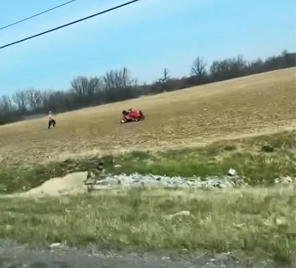 Viral Video of a Runaway Lawnmower in Ohio is Hilarious