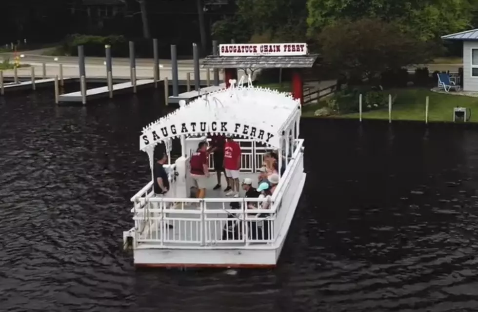 The Only Chain Ferry in the U.S. is Open for the Season in Saugatuck, MI