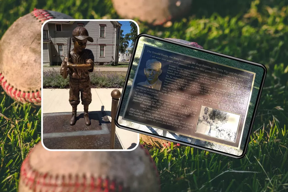 New Statue Unveiled in Albion to Celebrate Invention of T-Ball