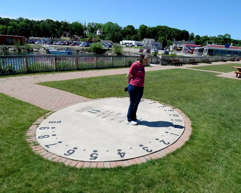 Human Sundial in St. Ignace May Be The Most Impressive Clock in Michigan