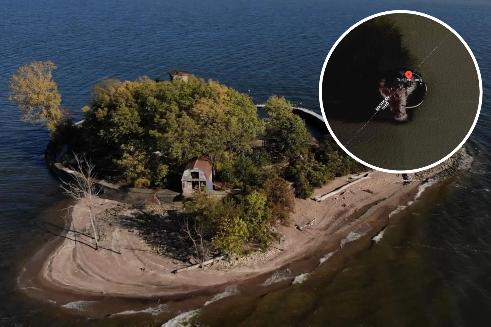 Have You Heard Of The Island That S Slowly Sinking To Lake Erie   Attachment Turtle Island 