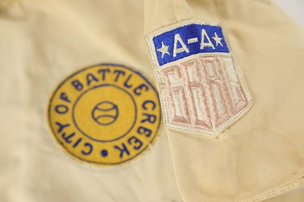 Historic Game-Worn Battle Creek Belles Baseball Jersey Up For Bid