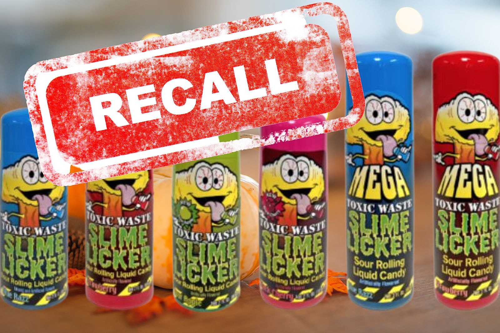 Candy Dynamics Recalls 70 Million Slime Licker Sour Rolling Liquid