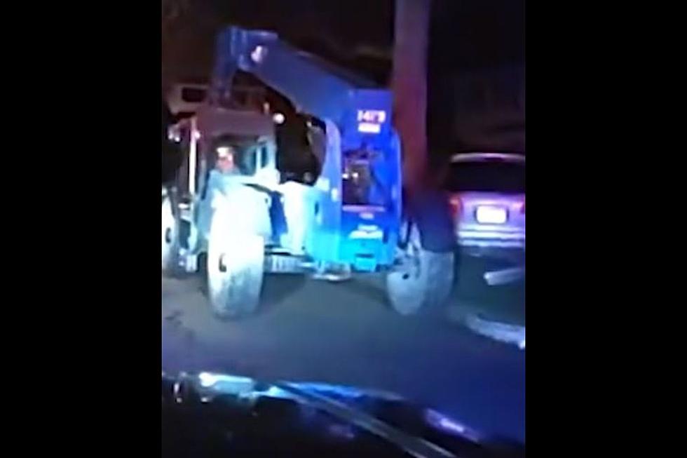 WATCH: Michigan Boy in Police Chase on a Stolen Forklift