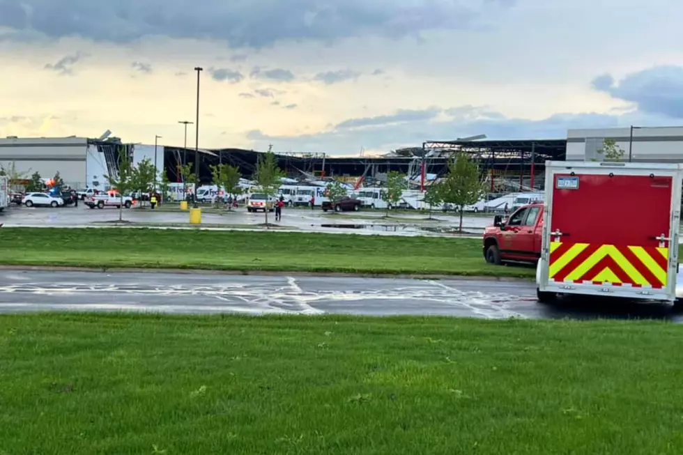 Fed Ex facility in Portage, tornado