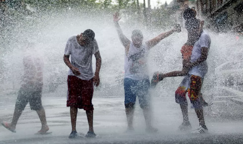 Wayland Fire Department Keeps Kids Cool With Splash Pad Pop-Up