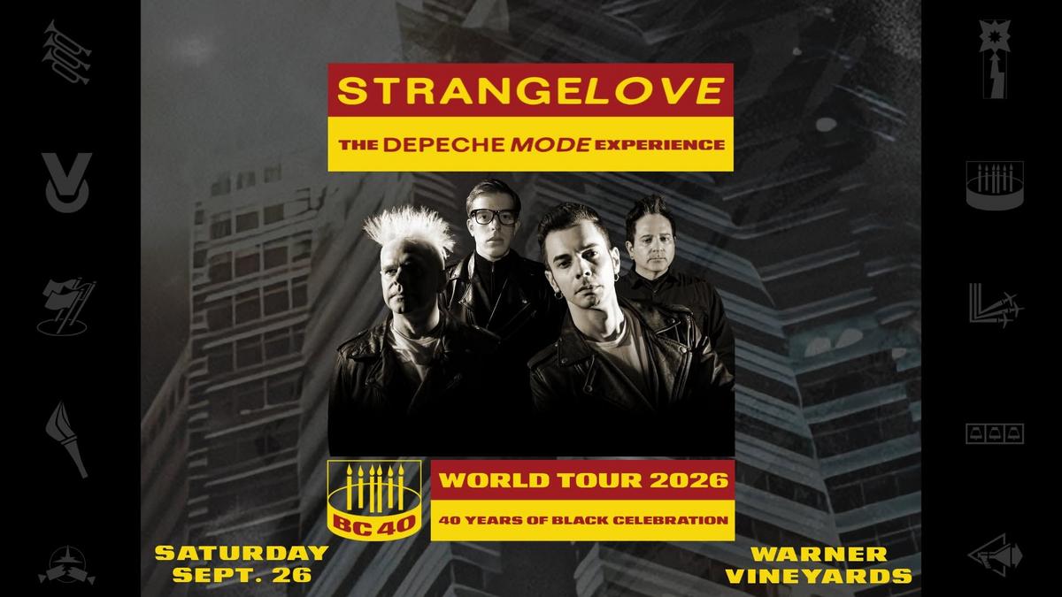 Win VIP Tickets To See STRANGELOVE – The Depeche Mode Experience