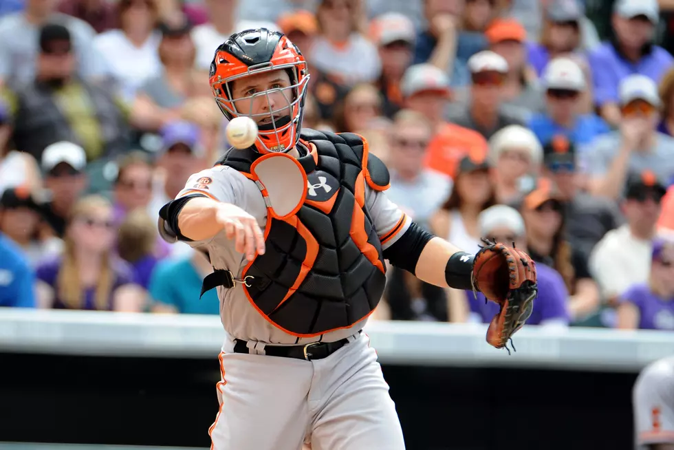 Watch All Star Catcher Buster Posey Make A Perfect Throw To Jake Peavey Who Was Distracted