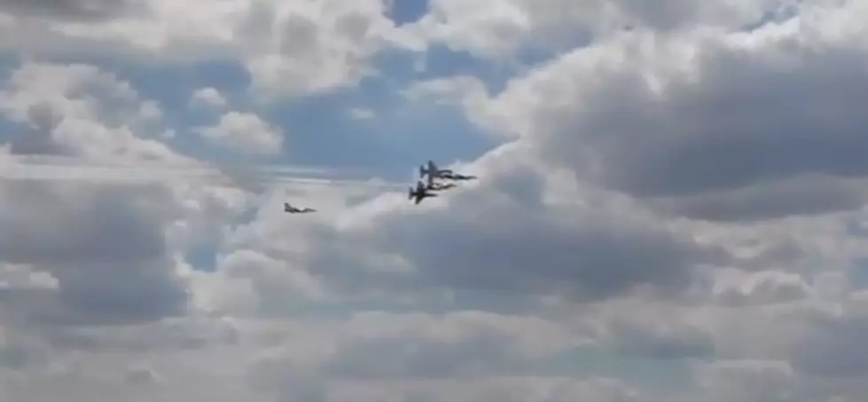Thrilling Video Shows Air Force Thunderbirds Practicing Over Battle Creek