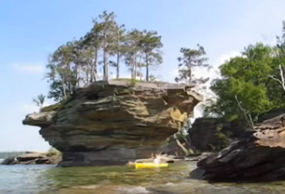 This is the Very Tip of Michigan&#8217;s Thumb and You Can&#8217;t Visit It &#8211; a Trip to Turnip Rock