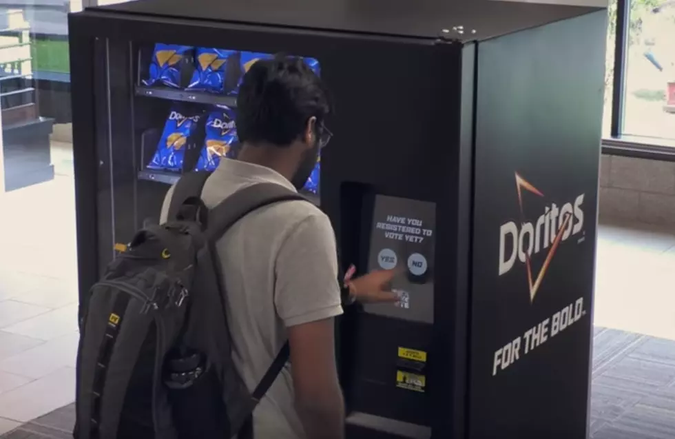This Doritos Vending Machine at Wayne State University in Detroit Gives Students ‘No Choice’ If They’re Not Registered to Vote