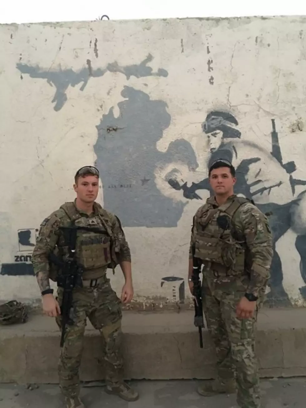 US Servicemen Find Mural of Michigan in War-Torn Iraq
