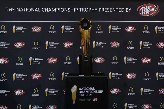 See The College Football National Championship Trophy In Kalamazoo