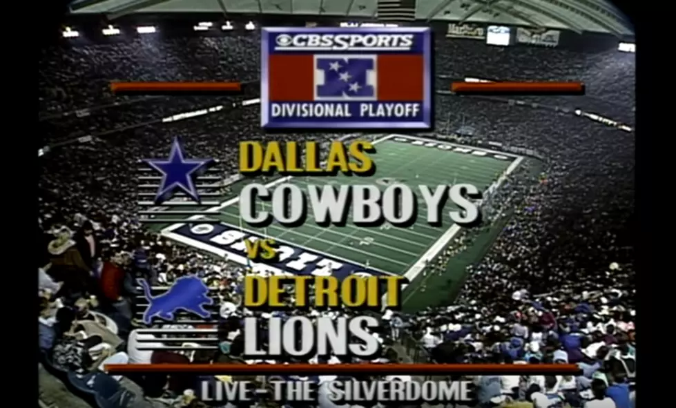 Watch the Full Game Broadcast of the Detroit Lions Last Playoff Win from 1991