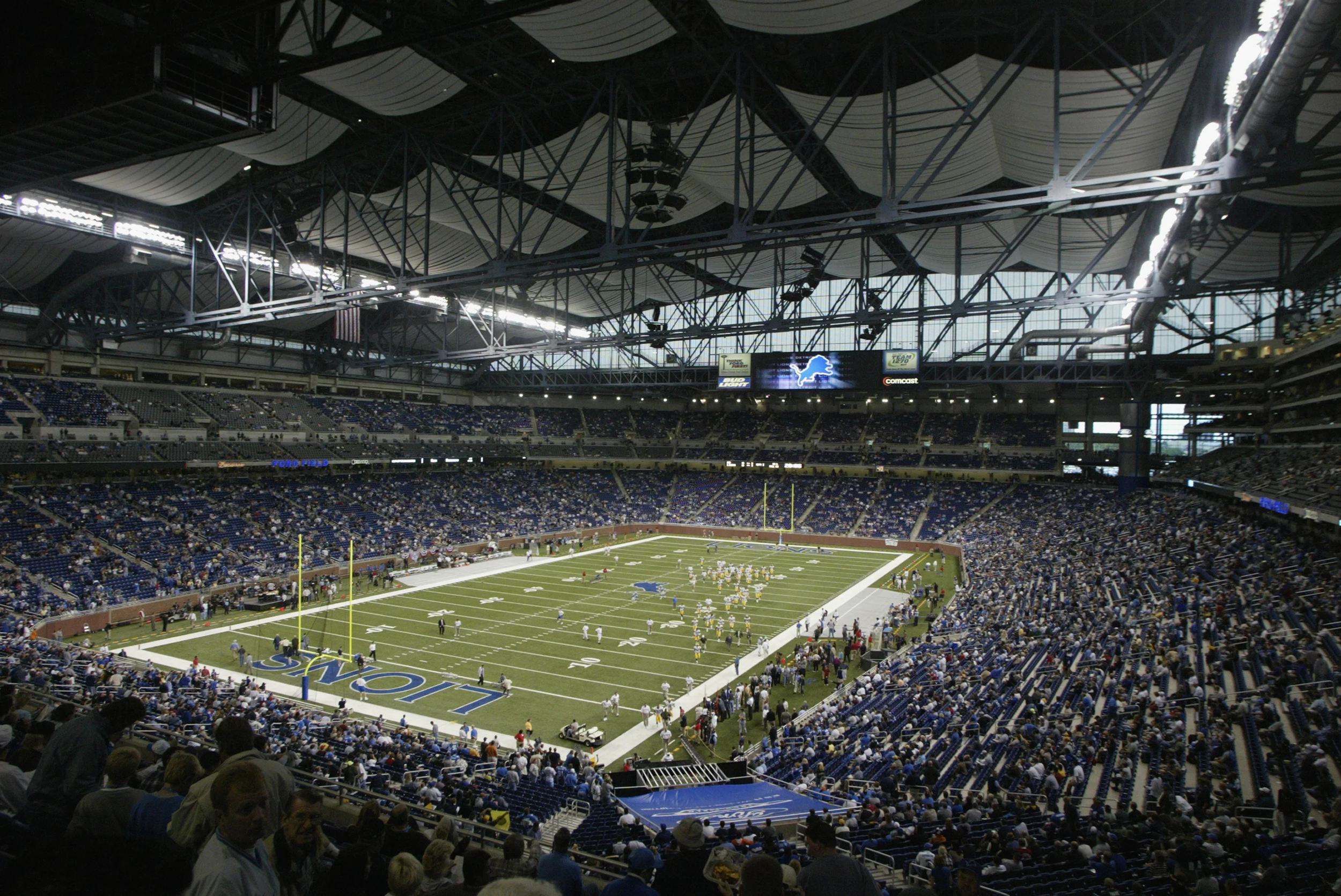 Ford Field's $100-million renovation includes massive video boards