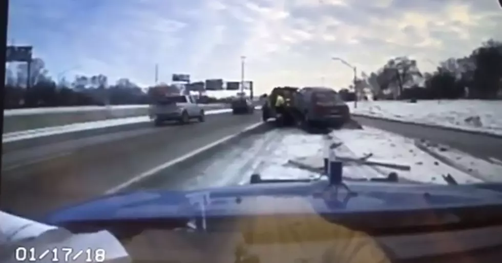 Horrifying Dash Cam Video Highlights Slow Down Law in Michigan
