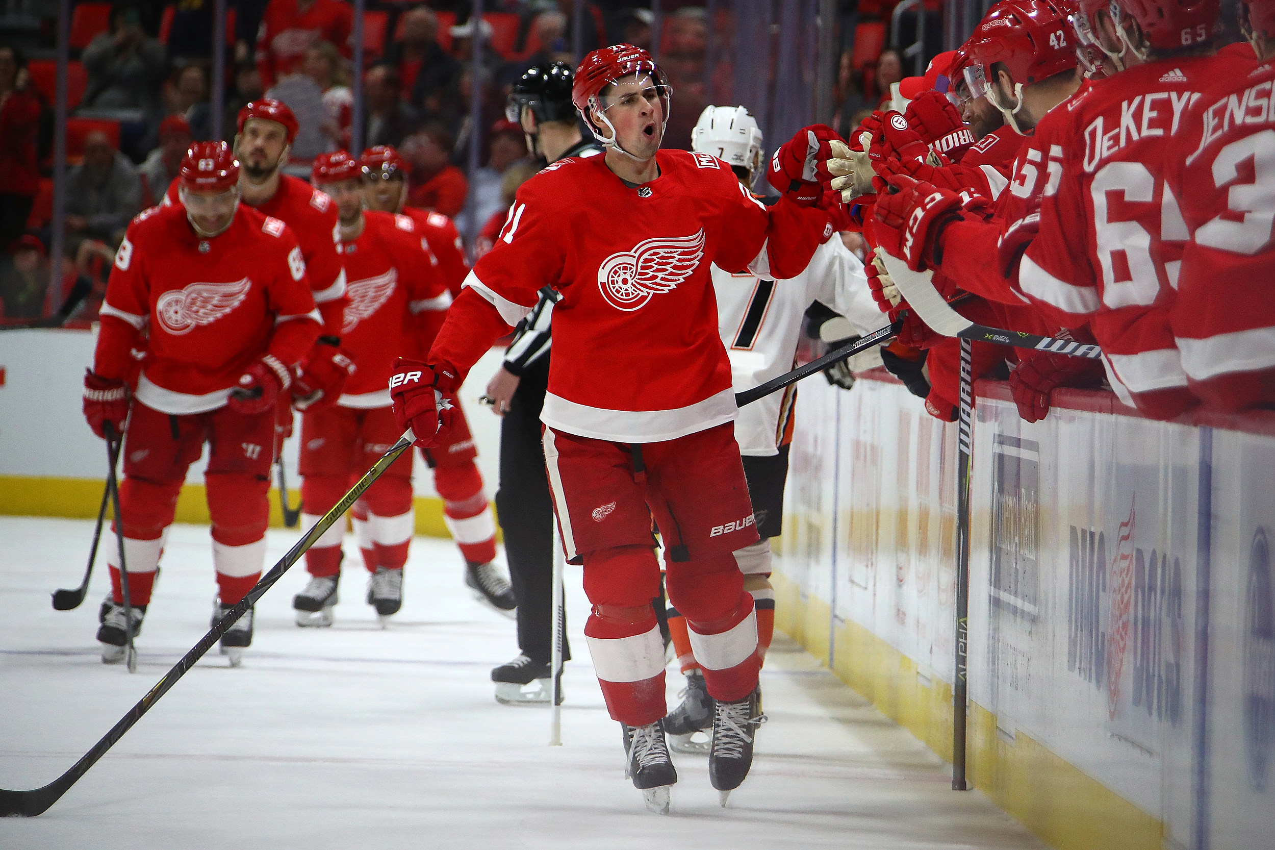 dylan larkin all star game jersey