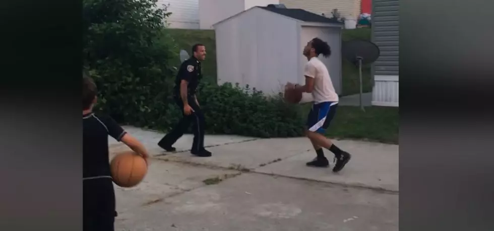 KDPS Got Game: Video of Officer Shooting Hoops is Going Viral