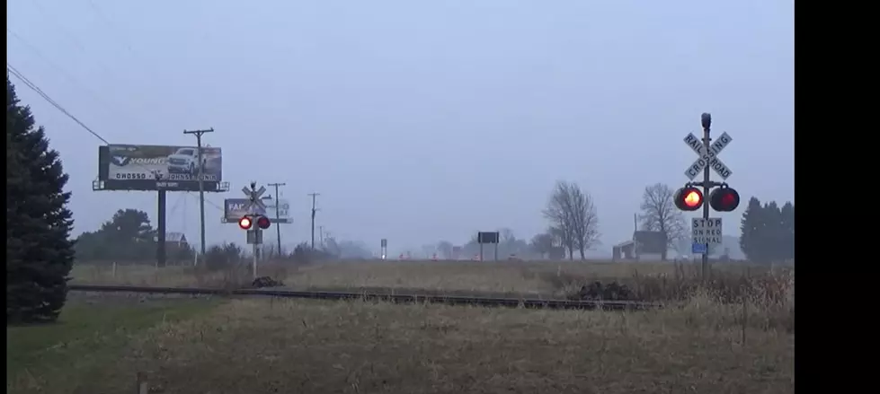 There’s a Fully Functional Railroad Crossing Near Ithaca, Michigan Where There Is Absolutely No Road