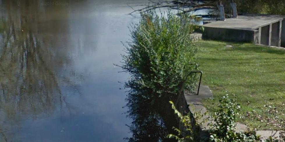 This Very Old Ladder Once Got You Into the Kalamazoo River Swimming Hole in Albion