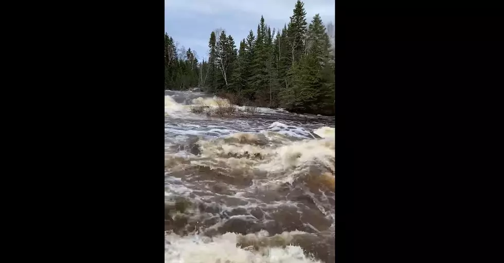 Check This Intense Whitewater of a Small Creek Emptying into Lake Superior