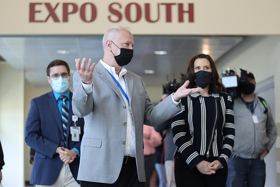 Governor Whitmer Tours Kalamazoo Expo Center Vaccination Clinic