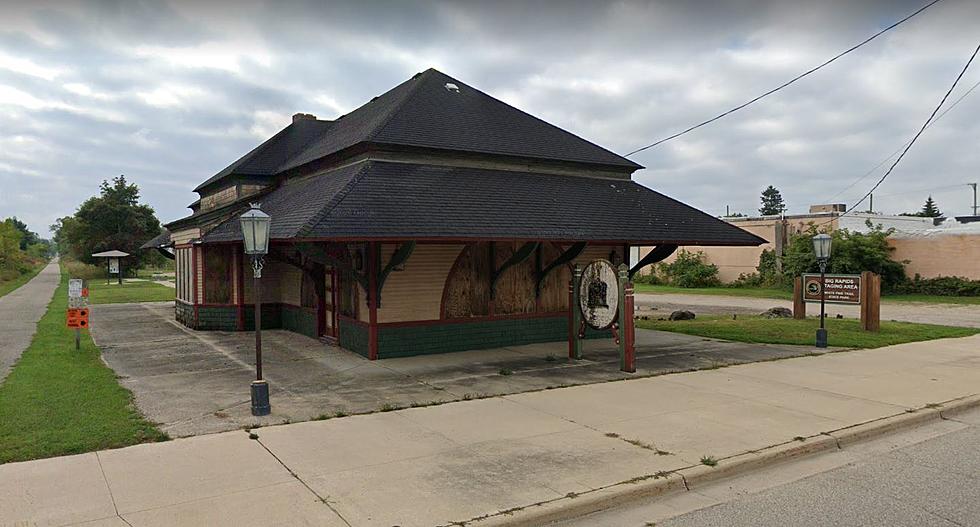 The Abandoned Train Depot in Big Rapids, Michigan Just Went Up for Sale
