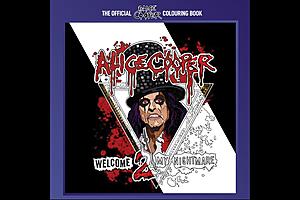 A Complete Nightmare! Alice Cooper&#8217;s Colouring Book Is For Sale