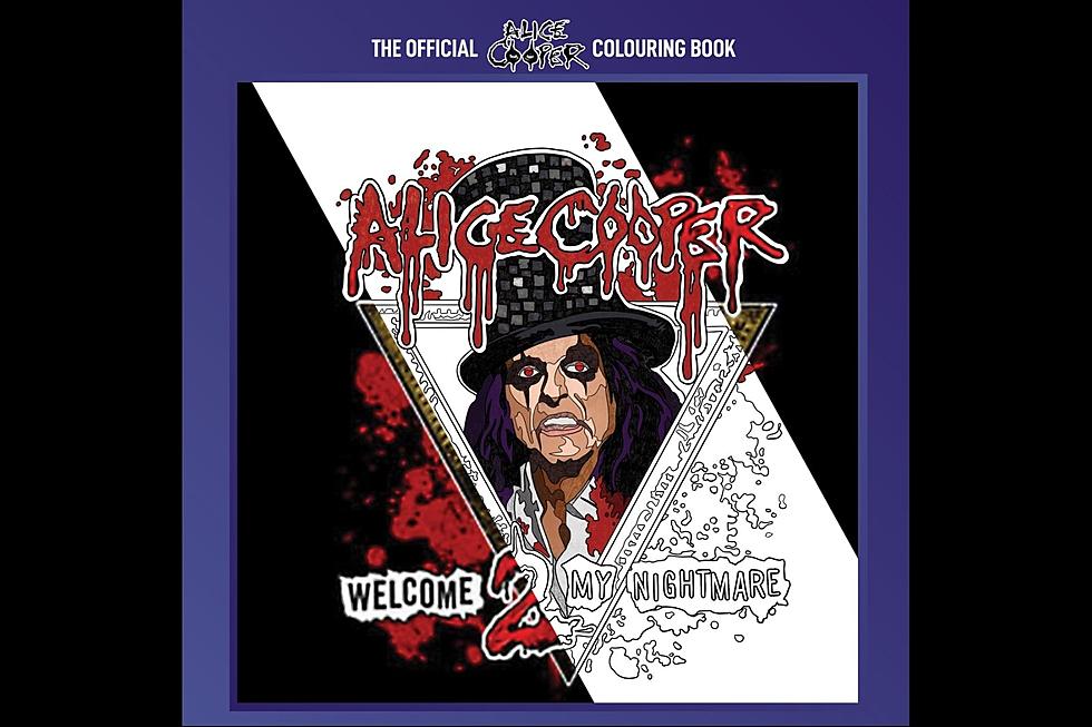 A Complete Nightmare! Alice Cooper's Colouring Book Is For Sale