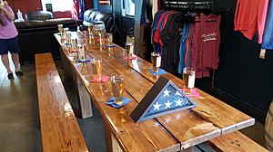 Presidential Brewing Sets A Table In Honor Of Soldiers Killed in Afghanistan