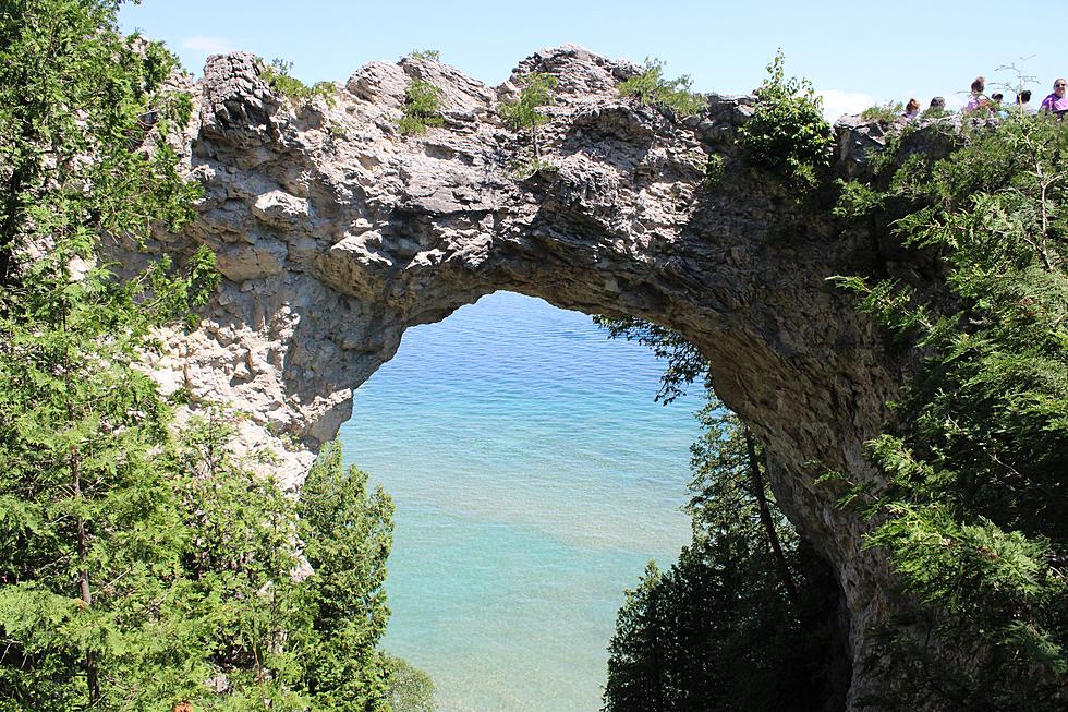 Somebody Made a Perfect Model of Mackinac Island’s Arch Rock Out of LEGO