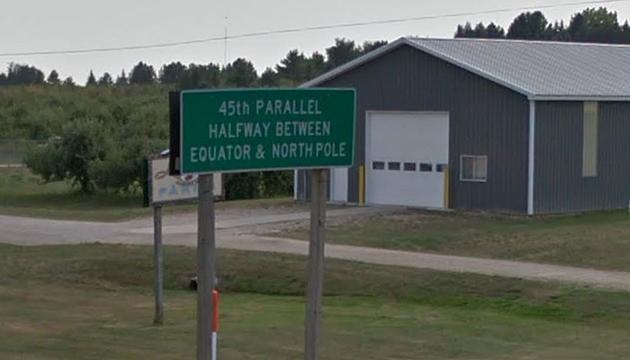 This Remote Northern Michigan Spot is Exactly Halfway Between the Equator and the North Pole