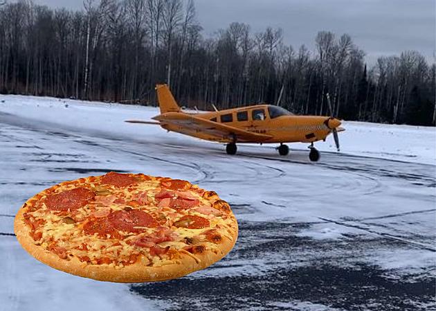 This U.P. Charter Plane Delivers Pizza To Michigan Island During Winter