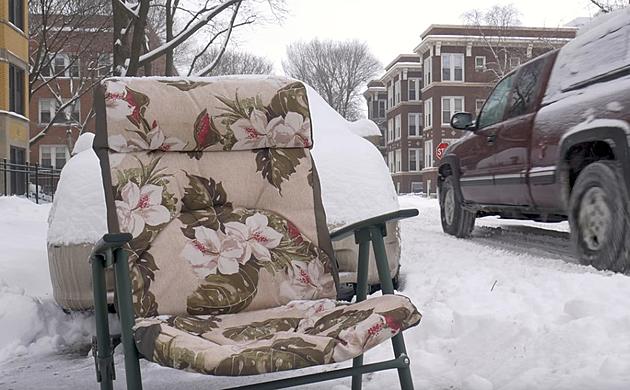 &#8216;Dibs&#8217; Is A Chicago Thing: Claiming Your Dug Out Parking Space With Furniture