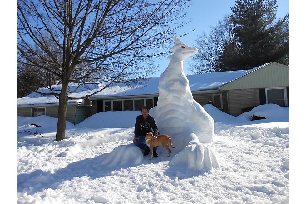 Kalamazoo Man Turns Snow Carving/Sculpting Hobby Into Works of Art