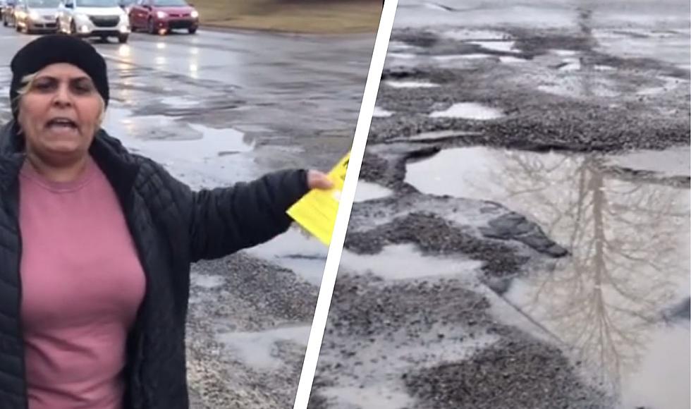 Michigan Woman’s Pothole Rant on TikTok Is Going Viral