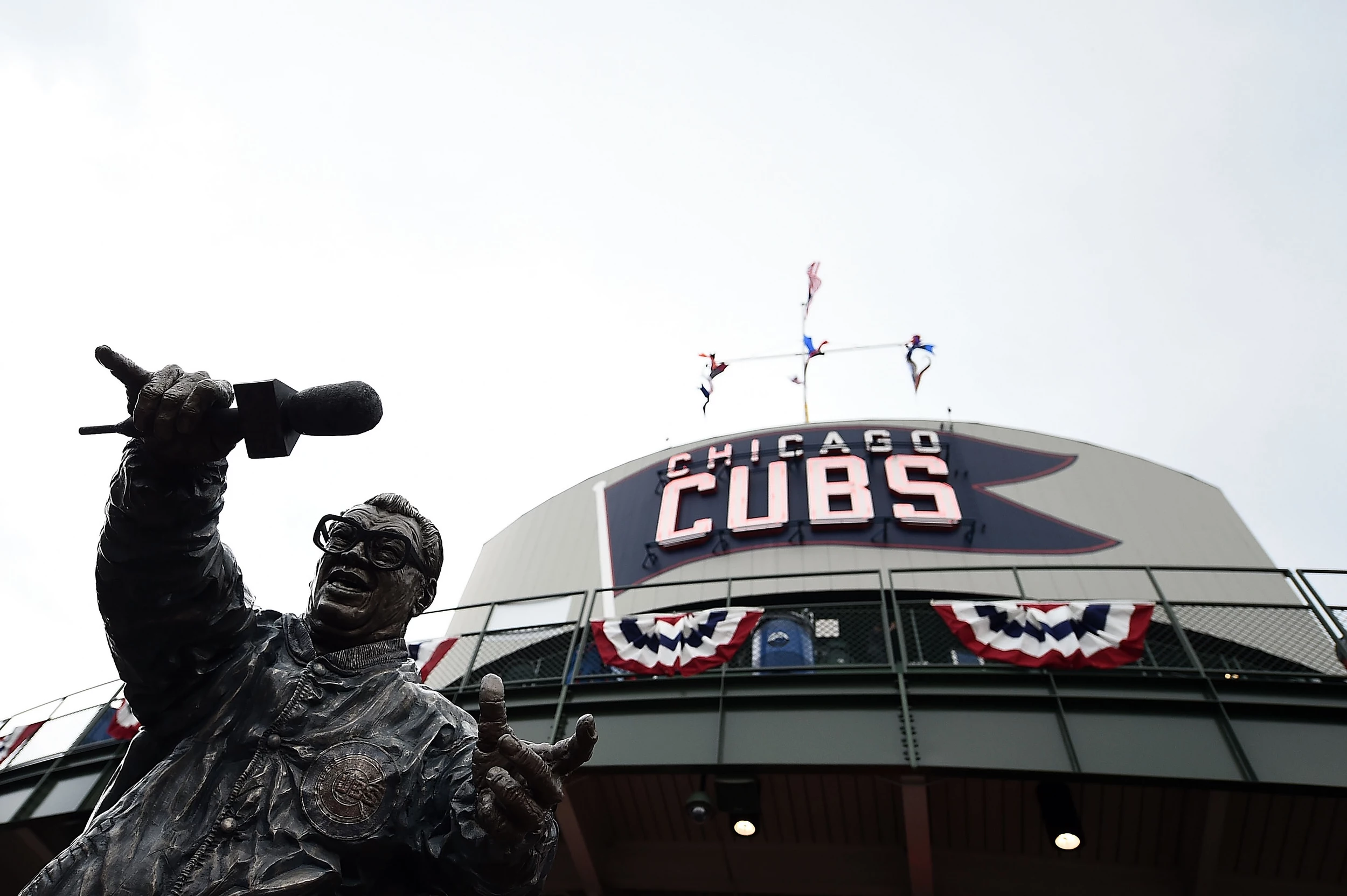 Harry Caray Statue, Wrigley Field, Chicago, Illinois