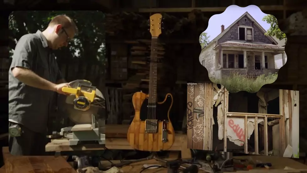 Michigan Man Builds Guitars out of Reclaimed Wood from Old Detroit Buildings
