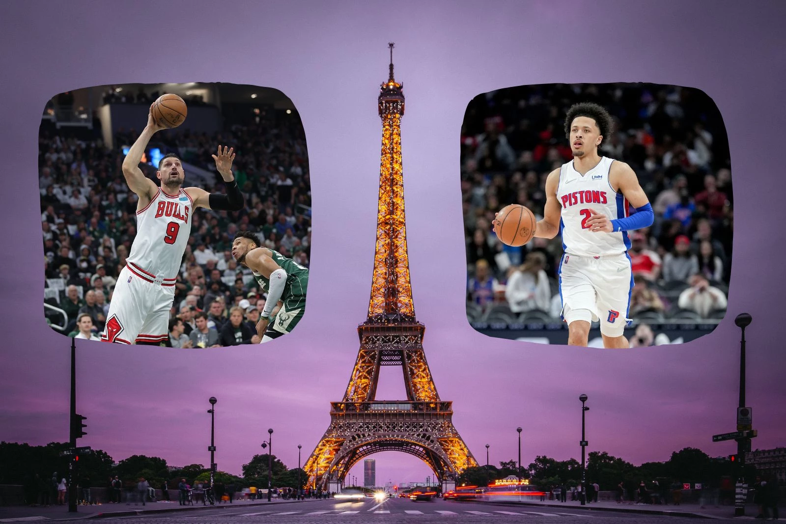 New Detroit Piston Rookies Get A Free Trip To Paris to Play Bulls