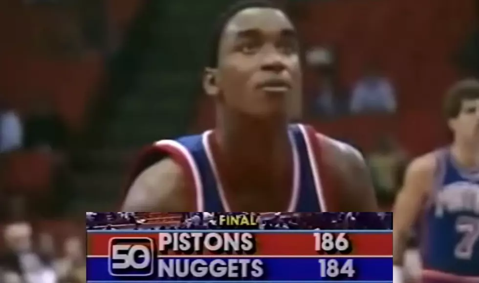 Detroit Pistons Won The Highest Scoring NBA Game Ever In 1983