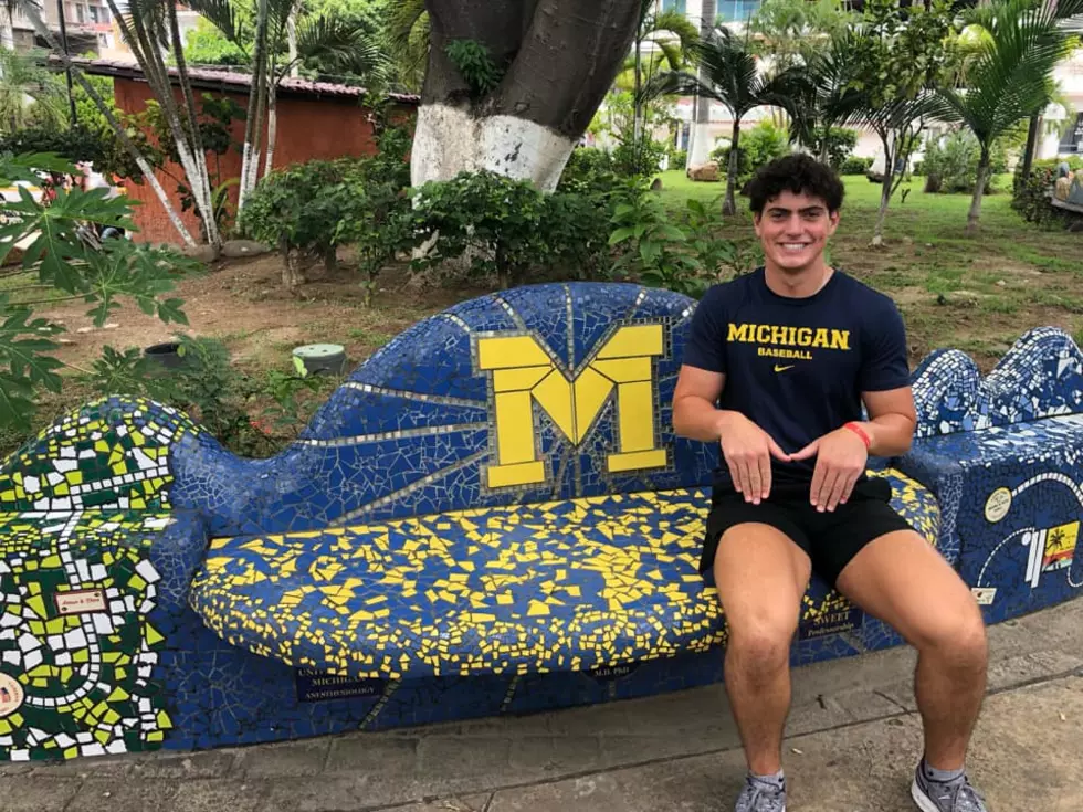 There's A University of Michigan Mosaic Bench In Mexico