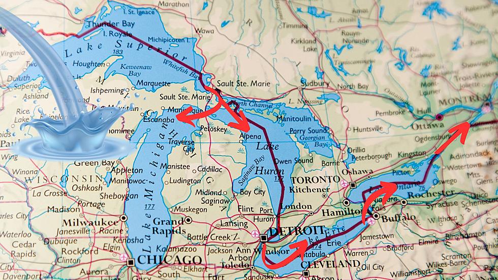 How Long Would It Take For Water to Flow Through All Five Great Lakes?
