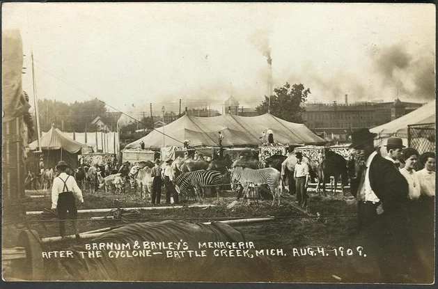 Remembering The 1909 Battle Creek Twister That Destroyed The Barnum &#038; Bailey Circus