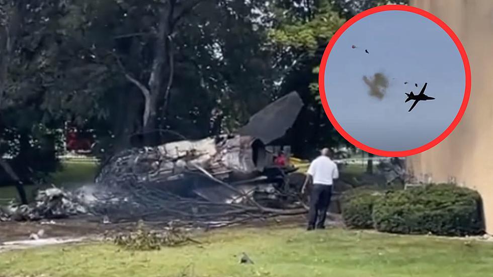 WATCH: Fighter Jet Crashes, Explodes In Ypsilanti Neighborhood During Air Show
