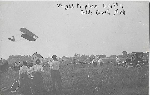 PHOTOS: Back In 1911, The Wright Brothers&#8217; Plane Visited Battle Creek