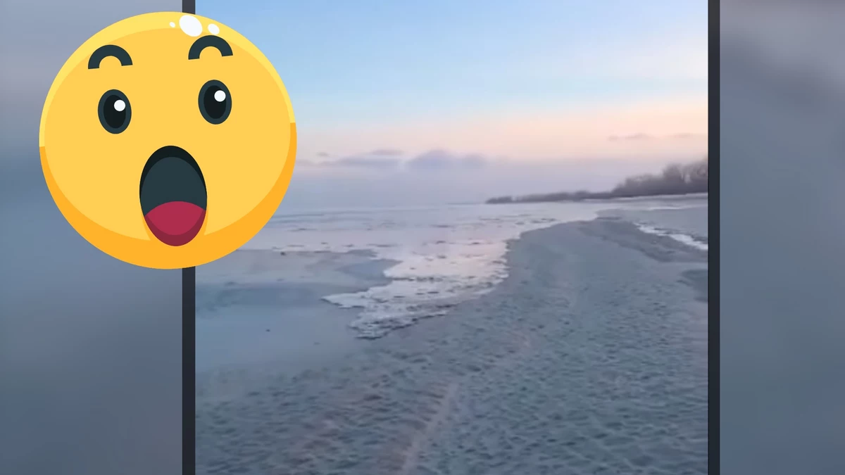 WATCH Lake Erie Fills Back Up after Seiche Pushes Water East